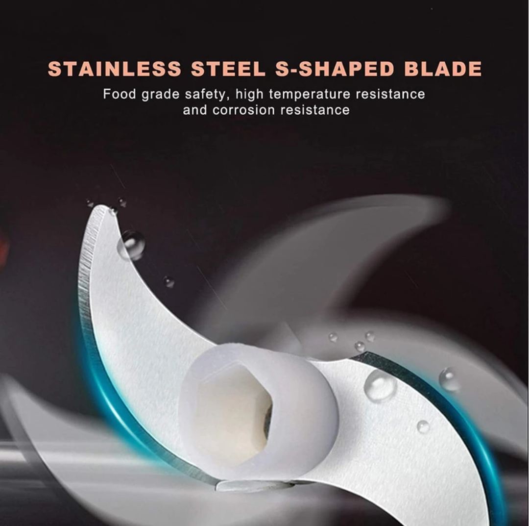 Vegetable and fruit chopper USB charging, 250ml electric