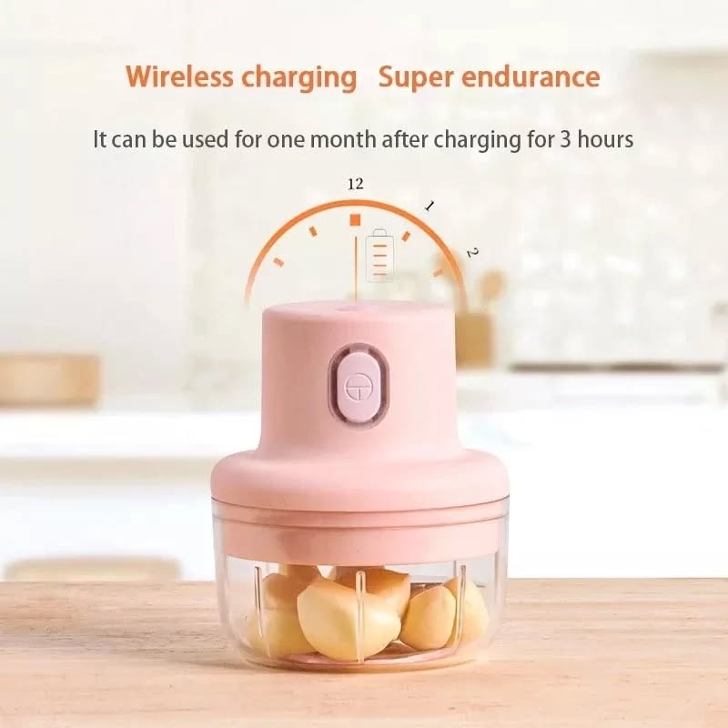 Vegetable and fruit chopper USB charging, 250ml electric