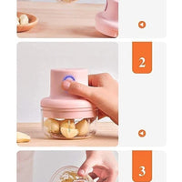 Vegetable and fruit chopper USB charging, 250ml electric